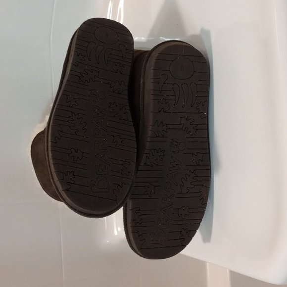 BearPaw Women's Brown Suede Fur Lined Winter Boots - Picture 6 of 9